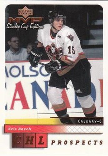 #214 Kris Beech - Calgary Hitmen - 1999-00 Upper Deck MVP Stanley Cup Edition Hockey