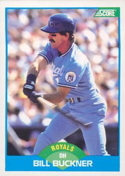 #214 Bill Buckner - Kansas City Royals - 1989 Score Baseball