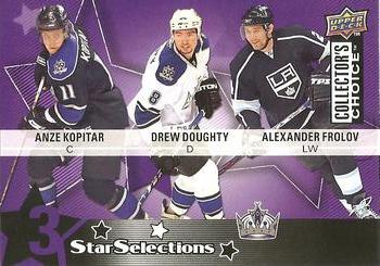 #214 Alexander Frolov / Anze Kopitar / Drew Doughty - Los Angeles Kings - 2009-10 Collector's Choice Hockey