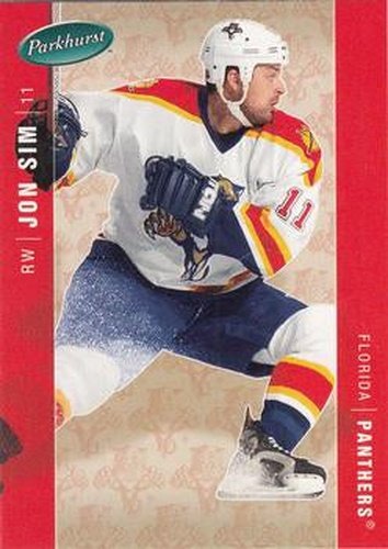 #214 Jon Sim - Florida Panthers - 2005-06 Parkhurst Hockey