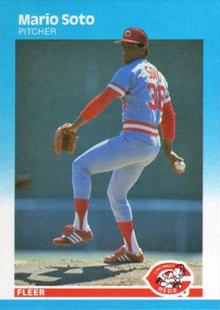 #214 Mario Soto - Cincinnati Reds - 1987 Fleer Baseball