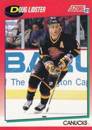 #215 Doug Lidster - Vancouver Canucks - 1991-92 Score Canadian Hockey