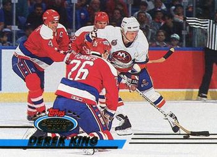 #215 Derek King - New York Islanders - 1993-94 Stadium Club Hockey