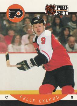 #215 Pelle Eklund - Philadelphia Flyers - 1990-91 Pro Set Hockey
