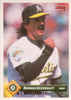 #215 Dennis Eckersley - Oakland Athletics - 1993 Donruss Baseball