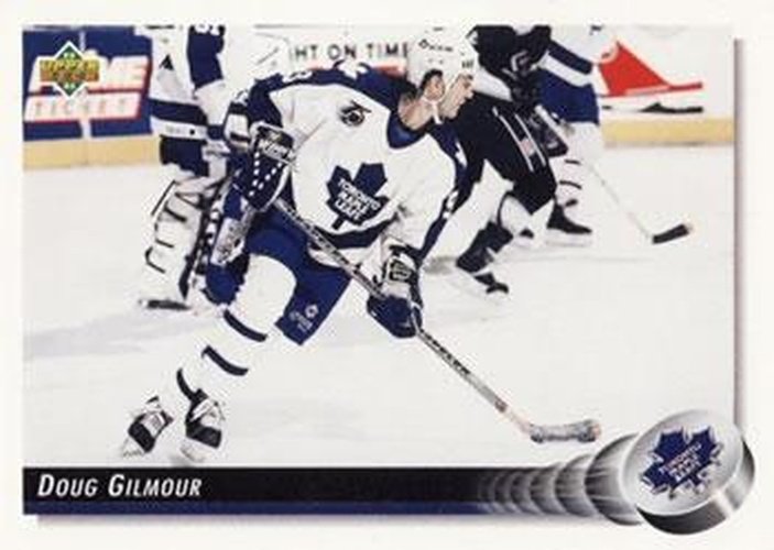 #215 Doug Gilmour - Toronto Maple Leafs - 1992-93 Upper Deck Hockey