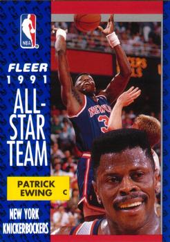 #215 Patrick Ewing - New York Knicks - 1991-92 Fleer Basketball