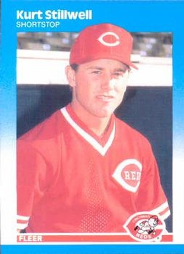 #215 Kurt Stillwell - Cincinnati Reds - 1987 Fleer Baseball
