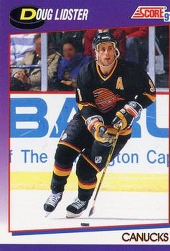#215 Doug Lidster - Vancouver Canucks - 1991-92 Score American Hockey