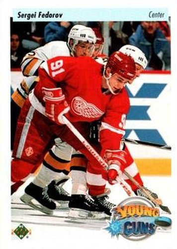 #215 Sergei Fedorov - Detroit Red Wings - 1995-96 Upper Deck Hockey