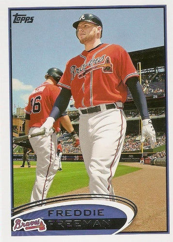 #215 Freddie Freeman - Atlanta Braves - 2012 Topps Baseball