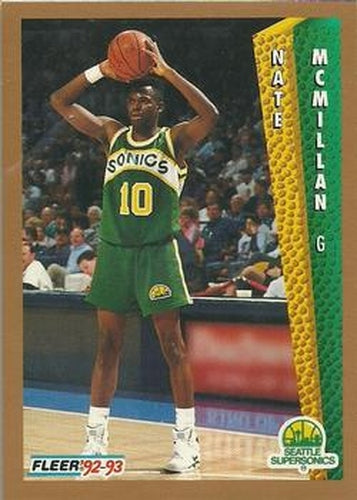 #215 Nate McMillan - Seattle SuperSonics - 1992-93 Fleer Basketball