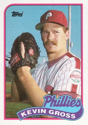 #215 Kevin Gross - Philadelphia Phillies - 1989 Topps Baseball