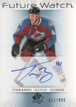 #215 Tyson Barrie - Colorado Avalanche - 2012-13 SP Authentic Hockey
