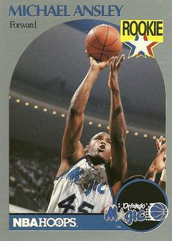 #215 Michael Ansley - Orlando Magic - 1990-91 Hoops Basketball