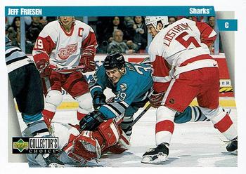 #215 Jeff Friesen - San Jose Sharks - 1997-98 Collector's Choice Hockey