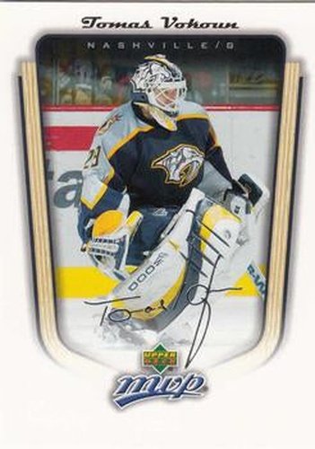 #215 Tomas Vokoun - Nashville Predators - 2005-06 Upper Deck MVP Hockey