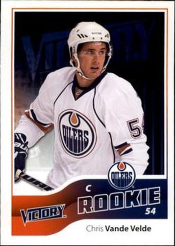 #215 Chris VandeVelde - Edmonton Oilers - 2011-12 Upper Deck Victory Hockey