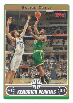 #215 Kendrick Perkins - Boston Celtics - 2006-07 Topps Basketball