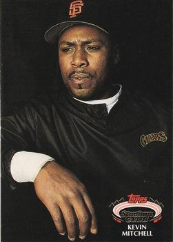 #215 Kevin Mitchell - San Francisco Giants - 1992 Stadium Club Baseball
