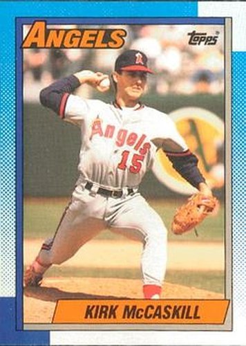 #215 Kirk McCaskill - California Angels - 1990 O-Pee-Chee Baseball