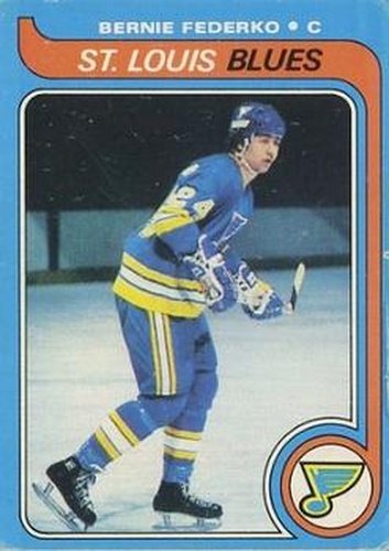 #215 Bernie Federko - St. Louis Blues - 1979-80 O-Pee-Chee Hockey