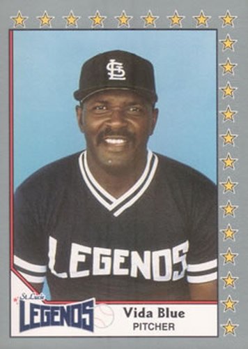 #215 Vida Blue - St. Lucie Legends - 1990 Pacific Senior League Baseball