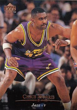 #215 Chris Morris - Utah Jazz - 1995-96 Upper Deck Basketball