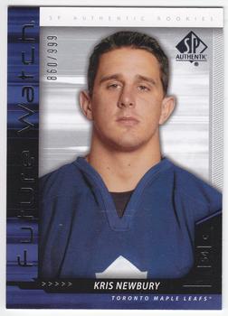 #215 Kris Newbury - Toronto Maple Leafs - 2006-07 SP Authentic Hockey