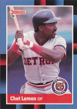 #215 Chet Lemon - Detroit Tigers - 1988 Donruss Baseball