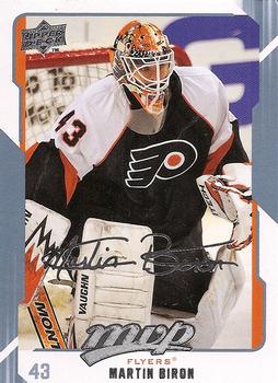 #215 Martin Biron - Philadelphia Flyers - 2008-09 Upper Deck MVP Hockey
