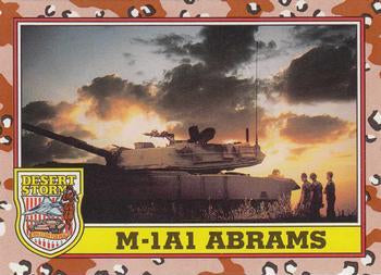 #215 M-1A1 Abrams - 1991 Topps Desert Storm