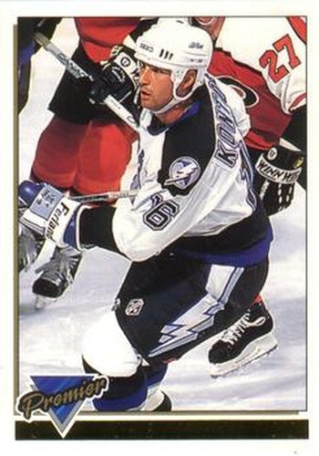 #215 Chris Kontos - Tampa Bay Lightning - 1993-94 O-Pee-Chee Premier Hockey - Gold