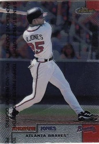 #215 Andruw Jones - Atlanta Braves - 1999 Finest Baseball