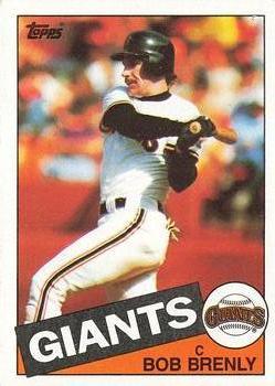 #215 Bob Brenly - San Francisco Giants - 1985 Topps Baseball