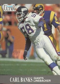 #215 Carl Banks - New York Giants - 1991 Ultra Football
