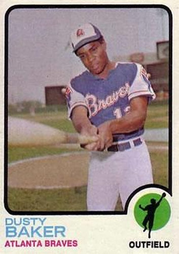 #215 Dusty Baker - Atlanta Braves - 1973 Topps Baseball