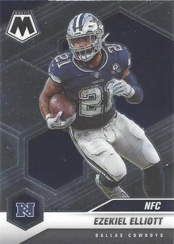 #215 Ezekiel Elliott - Dallas Cowboys - 2021 Panini Mosaic Football