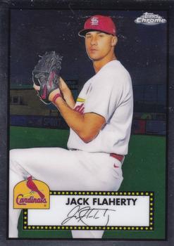 #215 Jack Flaherty - St. Louis Cardinals - 2021 Topps Chrome Platinum Anniversary Baseball