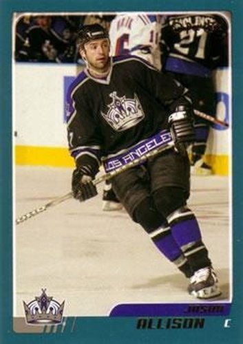 #215 Jason Allison - Los Angeles Kings - 2003-04 O-Pee-Chee Hockey
