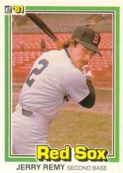 #215 Jerry Remy - Boston Red Sox - 1981 Donruss Baseball