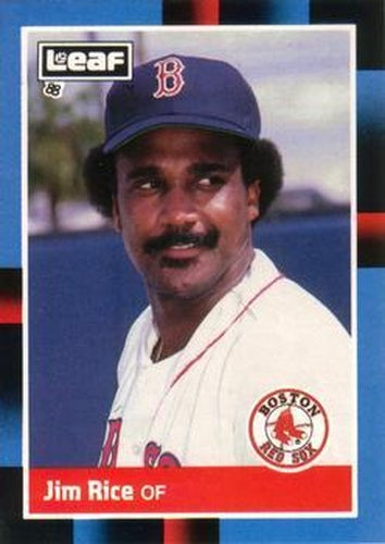 #215 Jim Rice - Boston Red Sox - 1988 Leaf Baseball