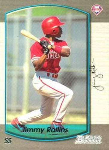 #215 Jimmy Rollins - Philadelphia Phillies - 2000 Bowman Baseball