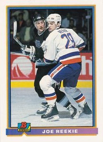 #215 Joe Reekie - New York Islanders - 1991-92 Bowman Hockey