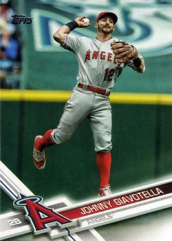 #215 Johnny Giavotella - Los Angeles Angels - 2017 Topps Baseball