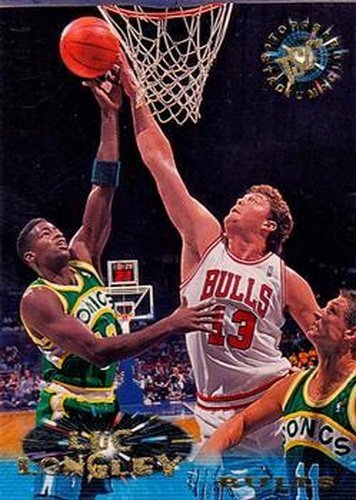 #215 Luc Longley - Chicago Bulls - 1995-96 Stadium Club Basketball