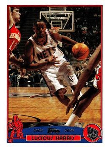 #215 Lucious Harris - New Jersey Nets - 2003-04 Topps Basketball