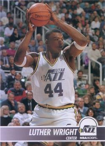 #215 Luther Wright - Utah Jazz - 1994-95 Hoops Basketball