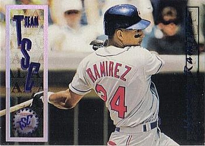 #215 Manny Ramirez - Cleveland Indians - 1996 Stadium Club Baseball