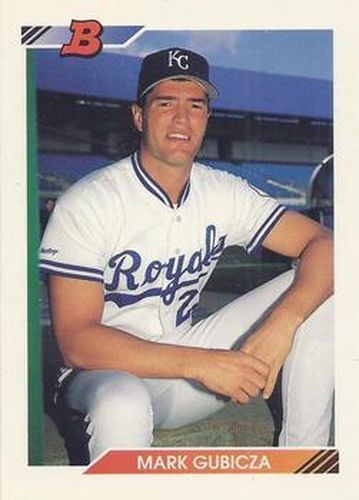 #215 Mark Gubicza - Kansas City Royals - 1992 Bowman Baseball